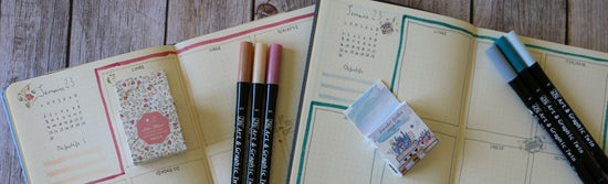 Les feutres pinceaux - Bien choisir les couleurs en handlettering