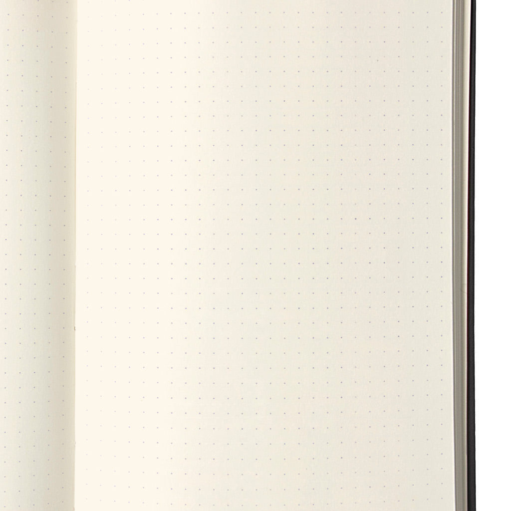 Carnet Rhodia noir à papier pointillé