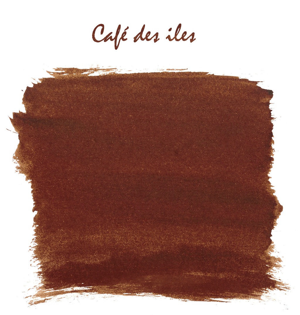 Echantillon d'encre Herbin Café des îles