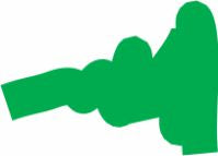 Feutre Pinceau "ART & GRAPHIC" 051 Vert printemps